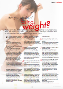 losing weight magazine article