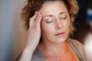 stressed woman